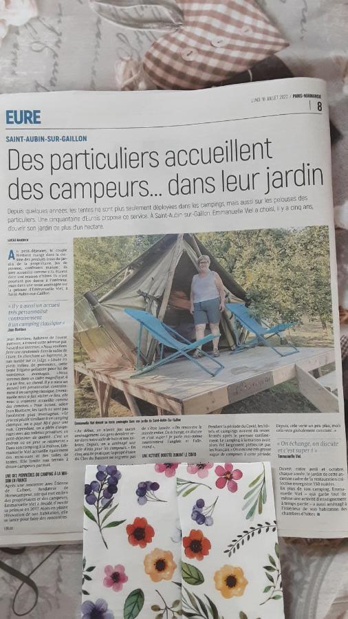 Lodge Exterieur 2 Personnes Saint-Aubin-sur-Gaillon ภายนอก รูปภาพ